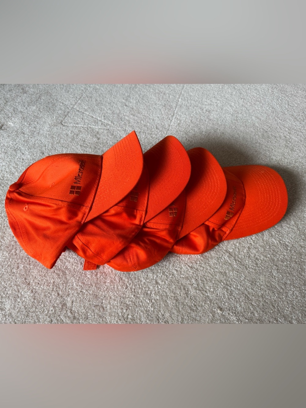 Microsoft Orange Cap Sets of 4